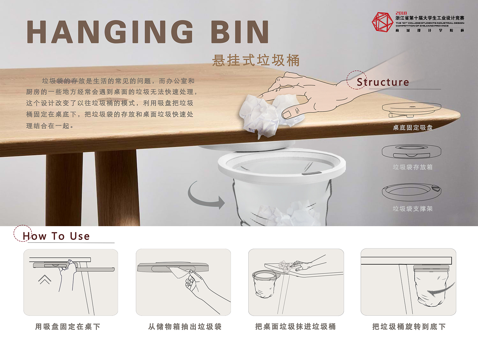 HANGING BIN 悬挂式垃圾桶